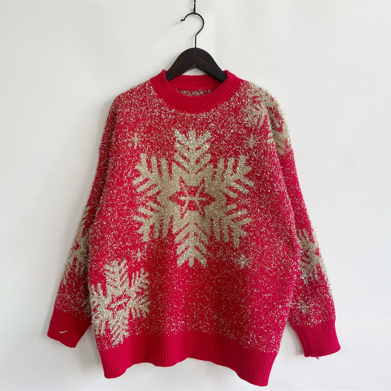 Drune | Klassischer Weihnachtsstrickpullover für Damen