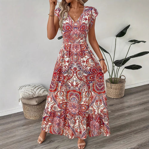 Damen Maxikleid Drune