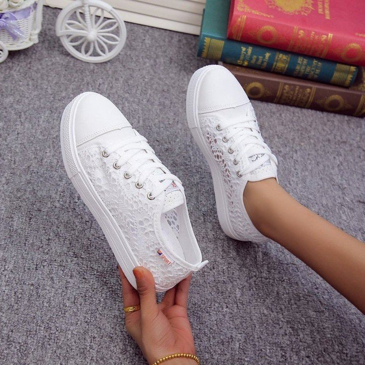 Damen modische Sneaker im romantischen Spitzendesign Drune