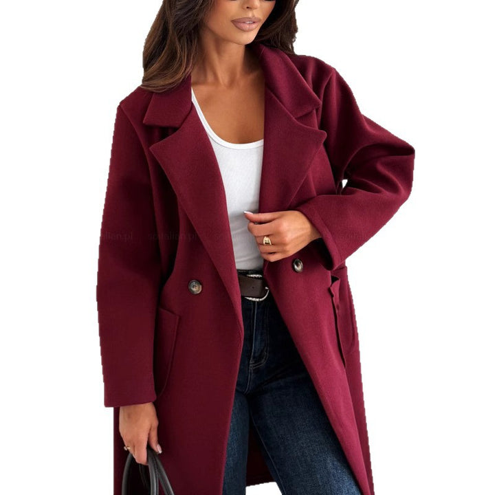 Damen Übergangsjacke aus weichem, warmen Material mit lässigem Schnitt Drune