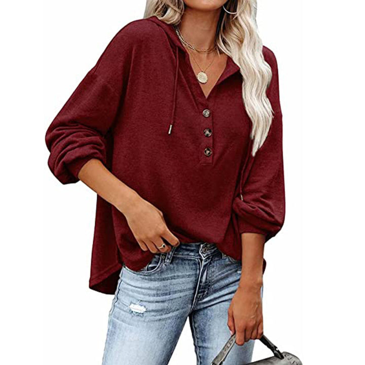 Damen lässiges Hoodie-Shirt Drune