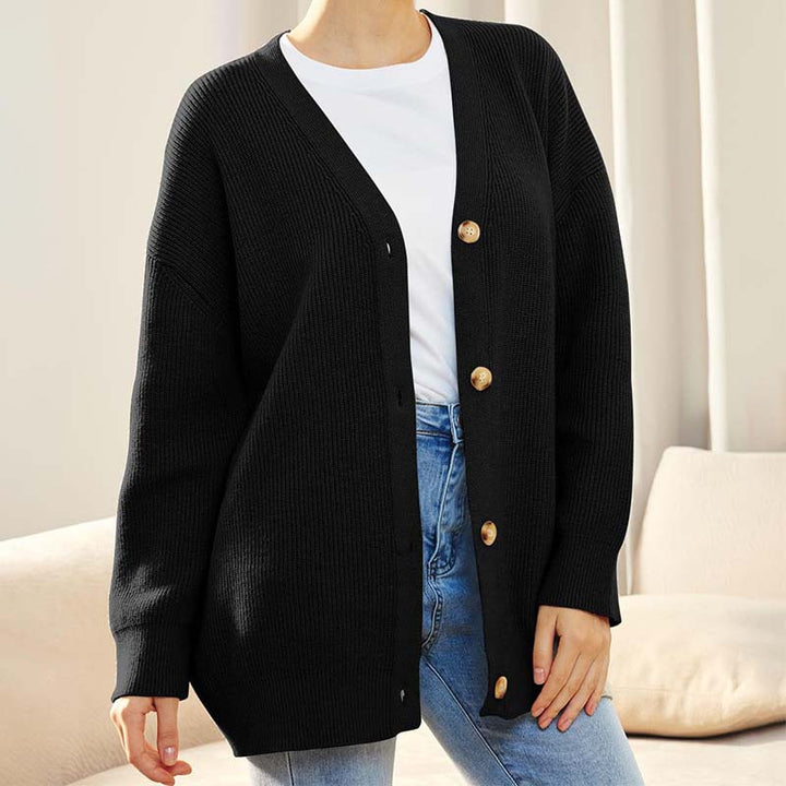 Drune | Klassische Strick-Strickjacke Für Alltag