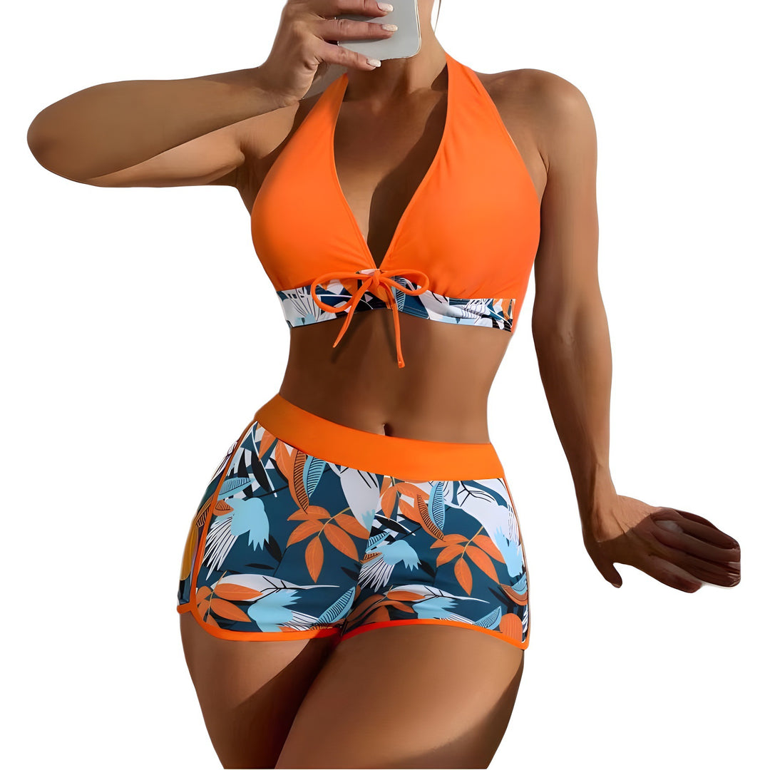 Damen Bikinibrief mit elegantem Sport-Bra Drune
