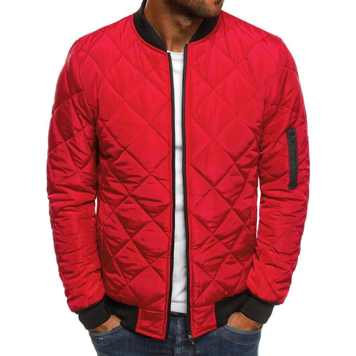 Herren Steppjacke mit praktischen Taschen und elastischen Bündchen Drune