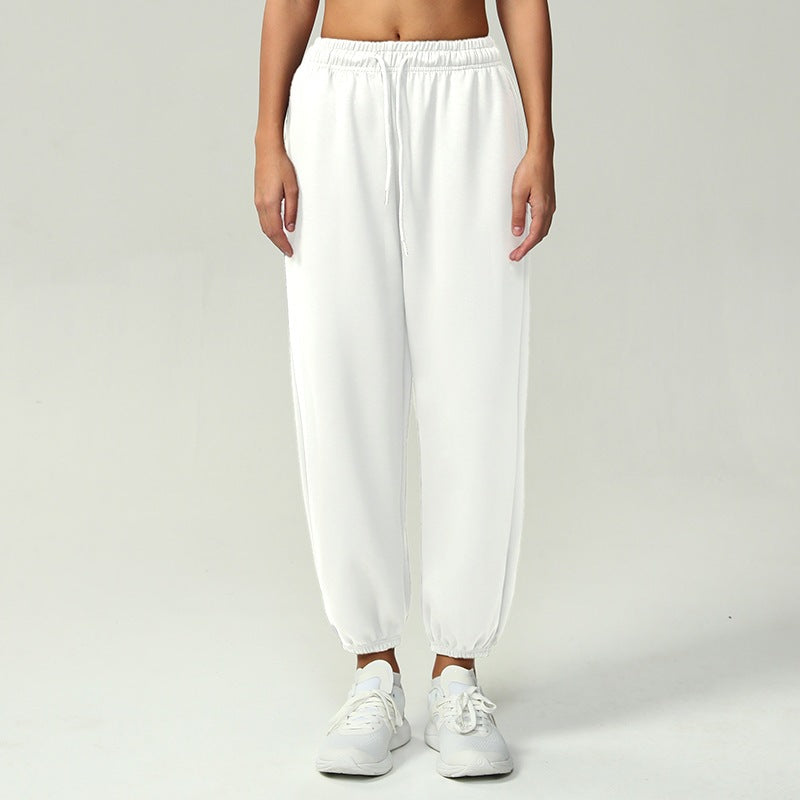 Damen nan atmungsaktive Performance-Joggerhose mit hohem Komfortbund, verstellbarem Kordelzug und elastischen Schlauchbündchen Drune