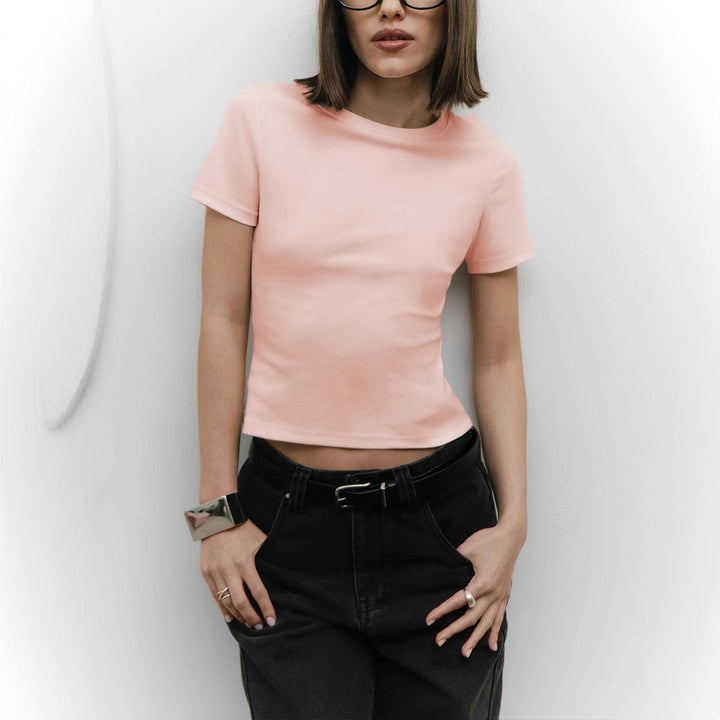 Damen Basic T-Shirt Drune