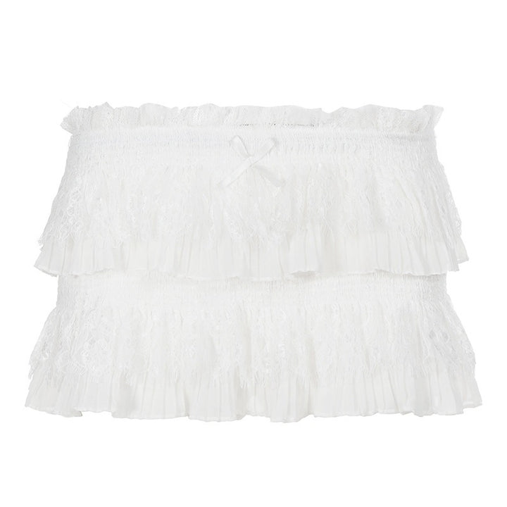 Damen Rüschenshorts aus luftiger Baumwollmischung Drune