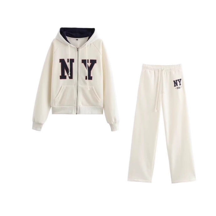Damen Jogginghose mit seitlicher Logo-Applikation und elastischem Bund Drune
