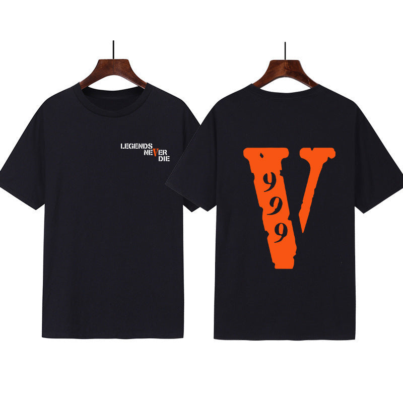 Damen Grafik T-Shirt mit originellem Schriftzug und kreativem Design Drune