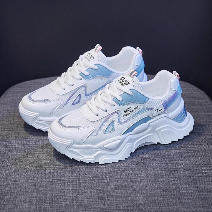 Damen Chunky Sneakers mit glänzenden Akzenten und auffälligem Design Drune