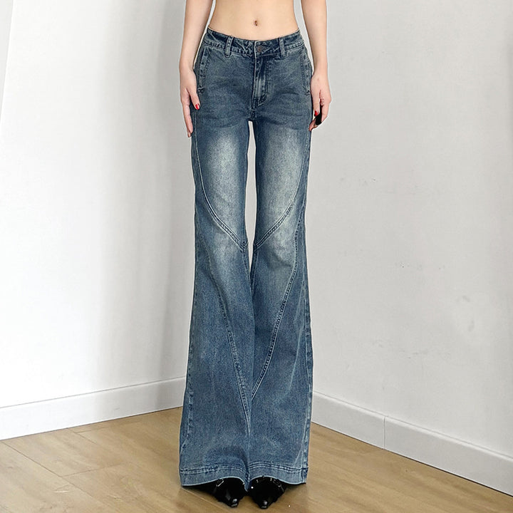 Damen Flared Jeans im individuellen Vintage-Look mit skandinavischem Flair Drune