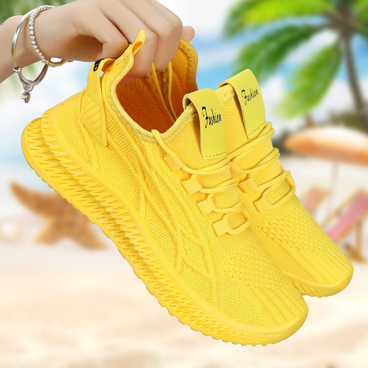 Herren nan gestrickter Slip-On Sneaker mit elastischer Schnürung, sockenähnlichem Schaft und profilierter rutschfester Laufsohle Drune