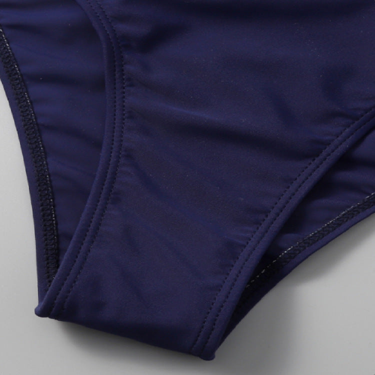 Damen Bikini-Set mit modischem Knoten-Design und hochgeschnittenem Unterteil Drune