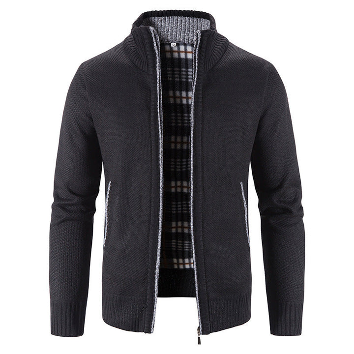 Herren Strickjacke mit innovativem wärmeisolierendem Innenfutter Drune