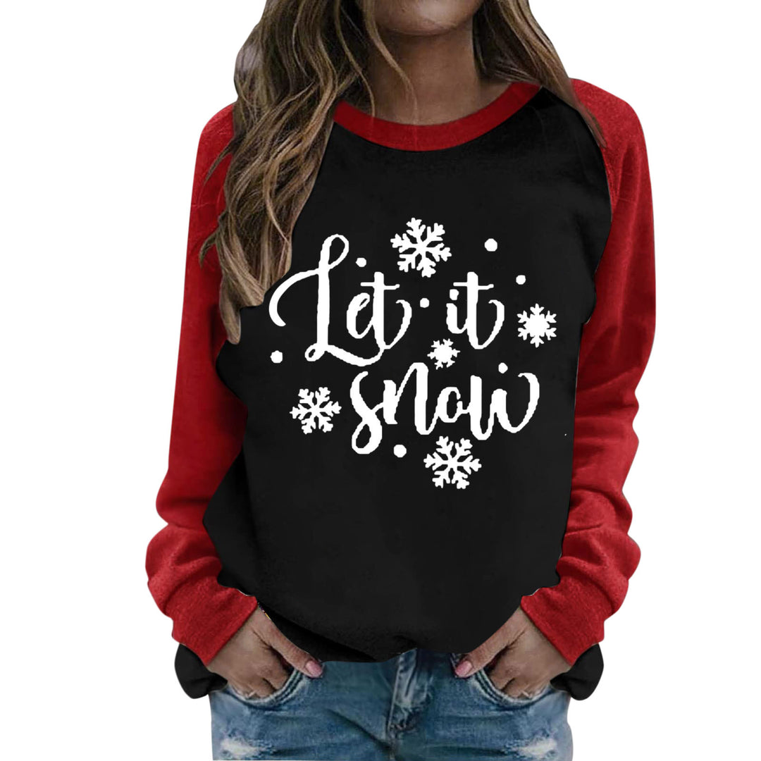 Damen Sweatshirt mit festlichem Weihnachtsmotiven Drune