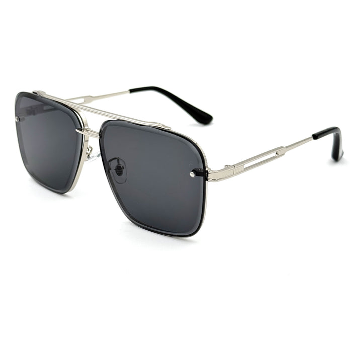 Drune | Doppelstrahl getrimmte Metallbox-Sonnenbrille