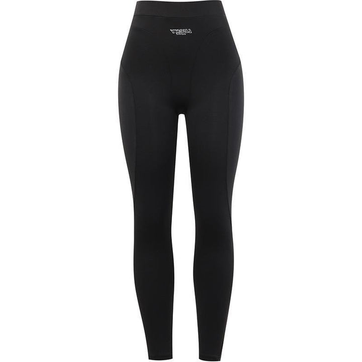 Damen Hochtaillierte Sportleggings Drune