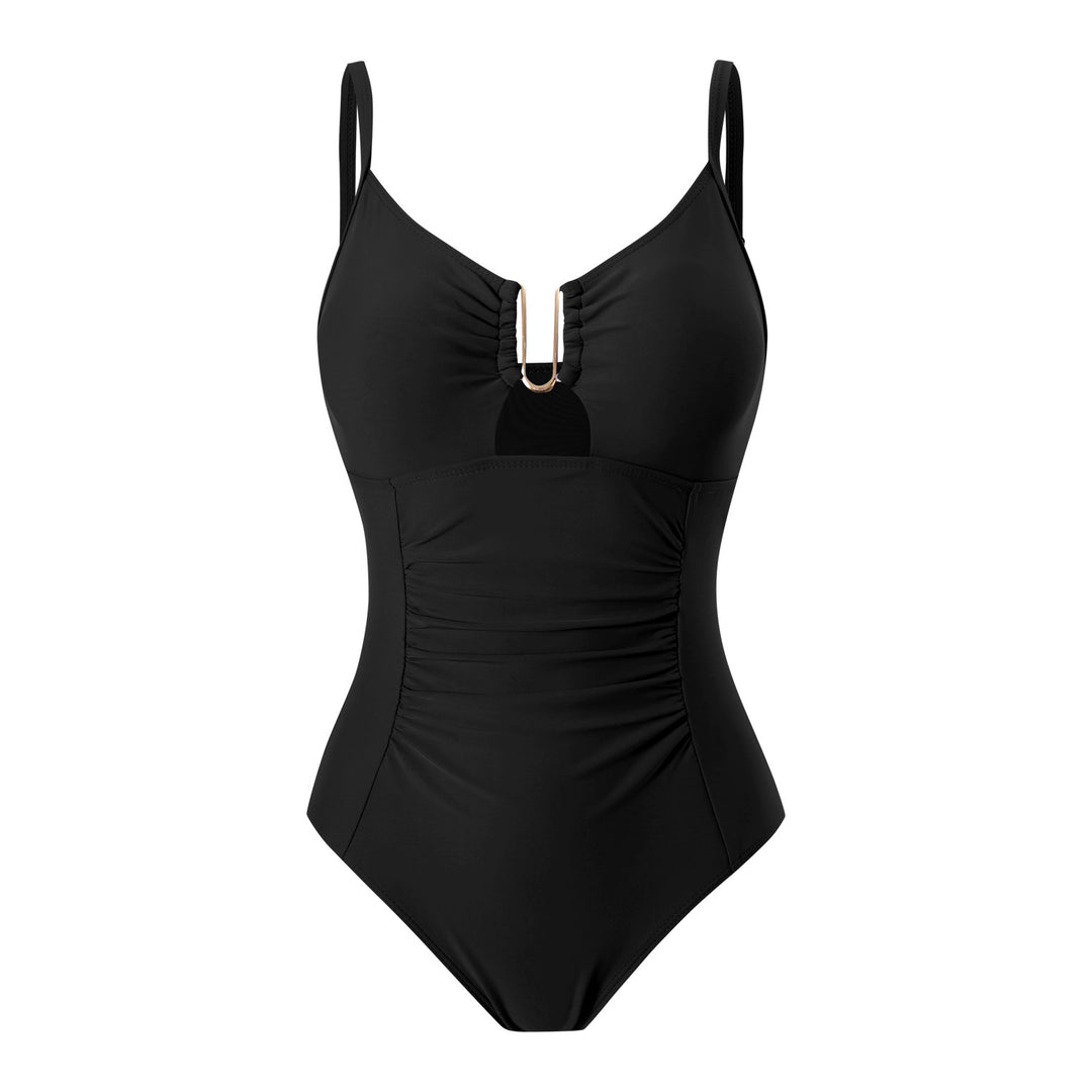 Damen Schwimmanzug mit Raffungen und elegantem Dekor Drune