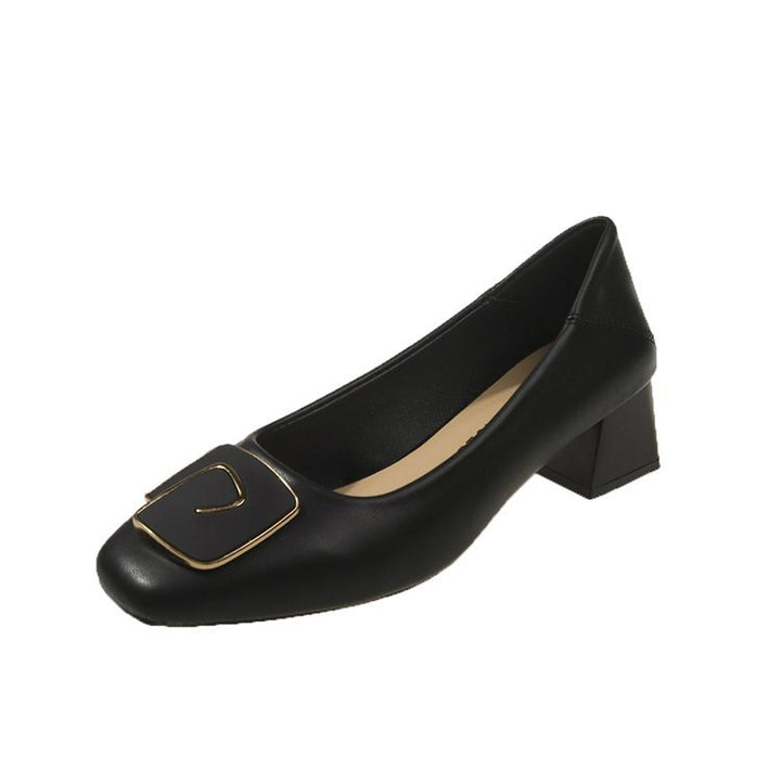 Damen Bequeme Pumps mit stilvollem Schnallen-Detail Drune