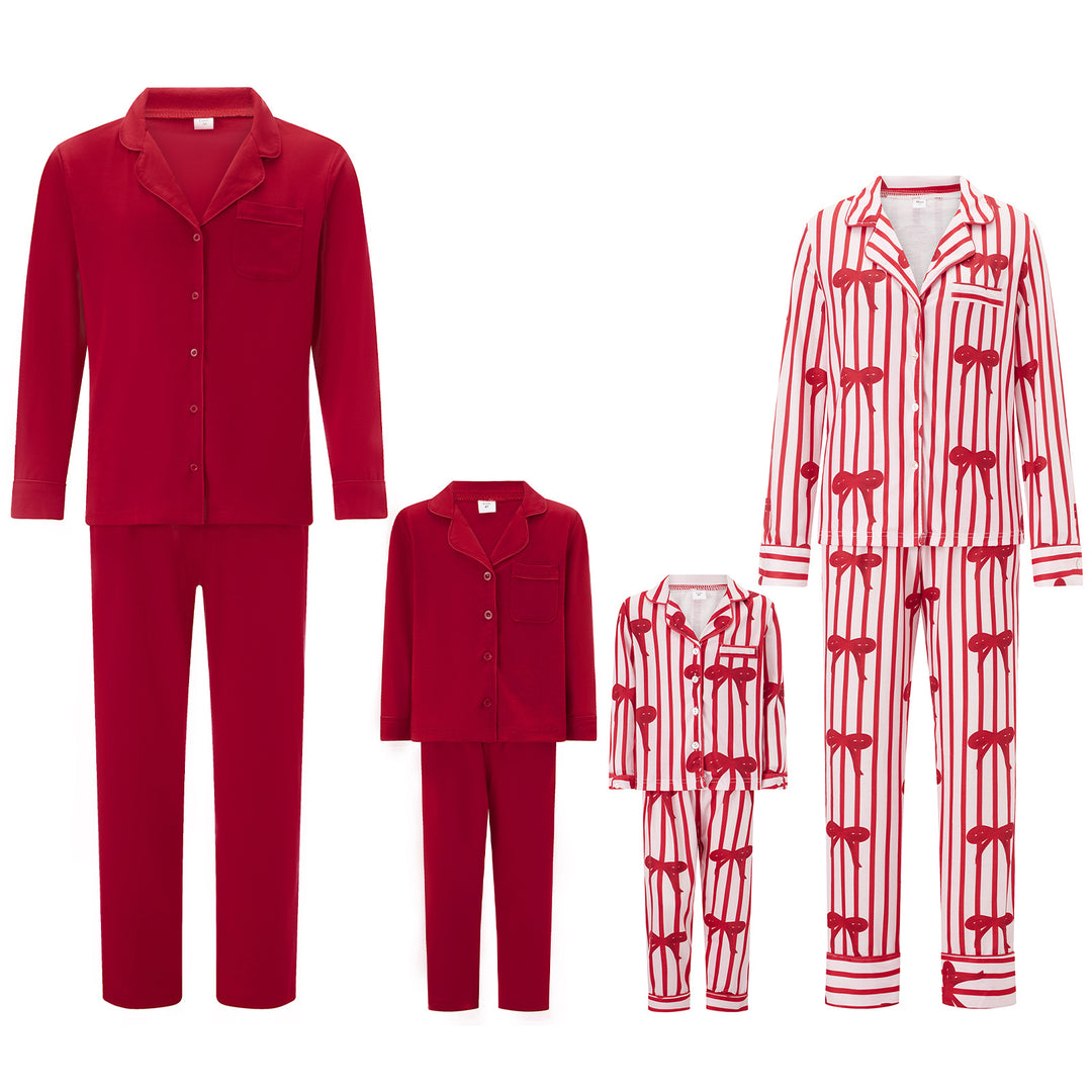Damen Pyjama mit festlichem Design Drune