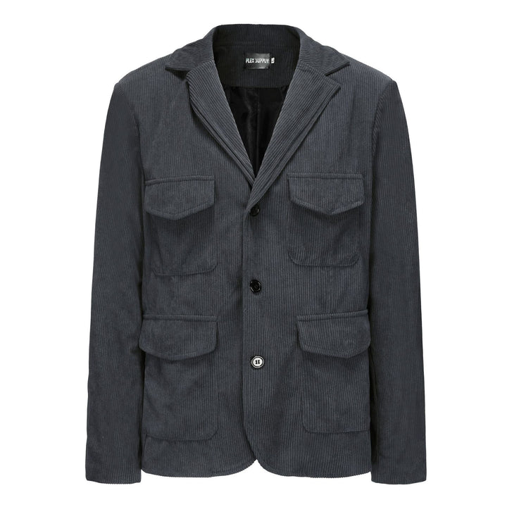 Herren leichte Cordjacke mit praktischen Taschen und modernem Design Drune