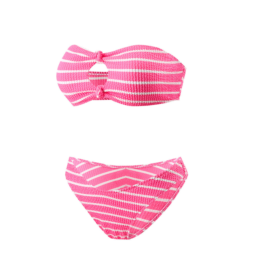 Damen Bandeau-Bikini mit raffinierten Details Drune