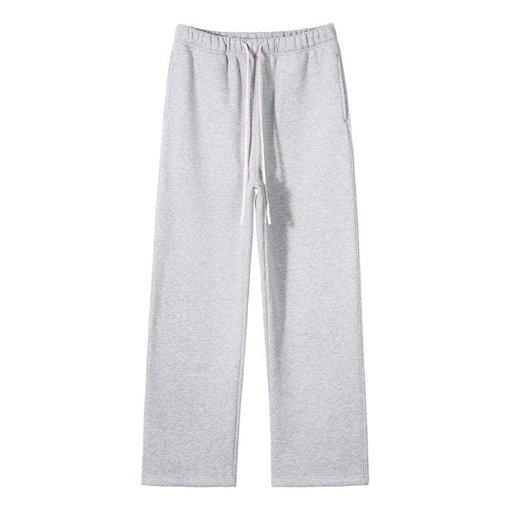Damen nan weite Relax-Sweathose mit elastischem Komfortbund, kontrastierendem Kordelzug und geradem Bein Drune
