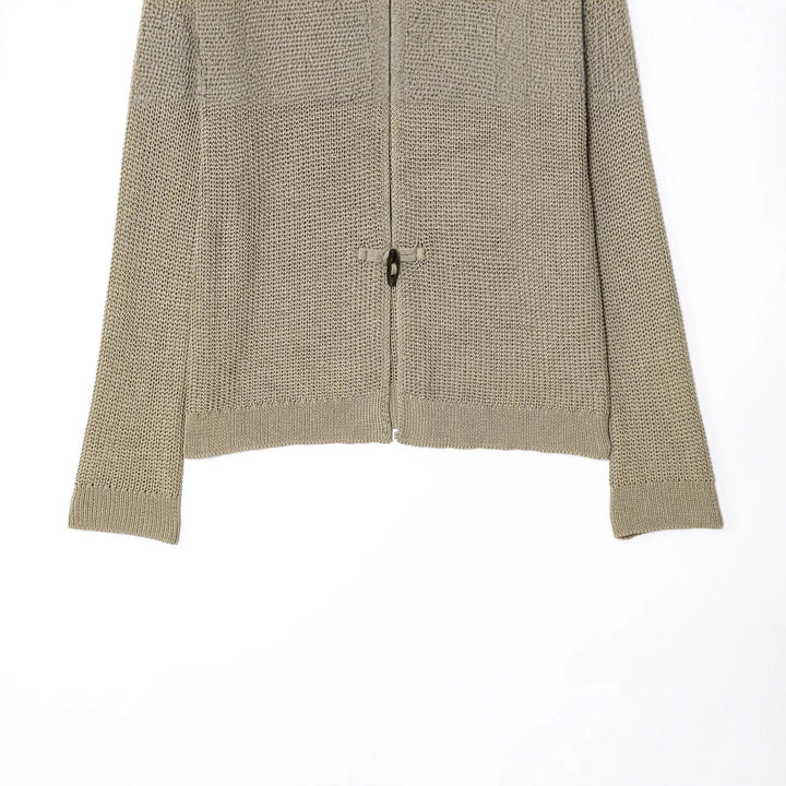 Damen leichte Strickjacke mit eleganten Knopfdetails Drune