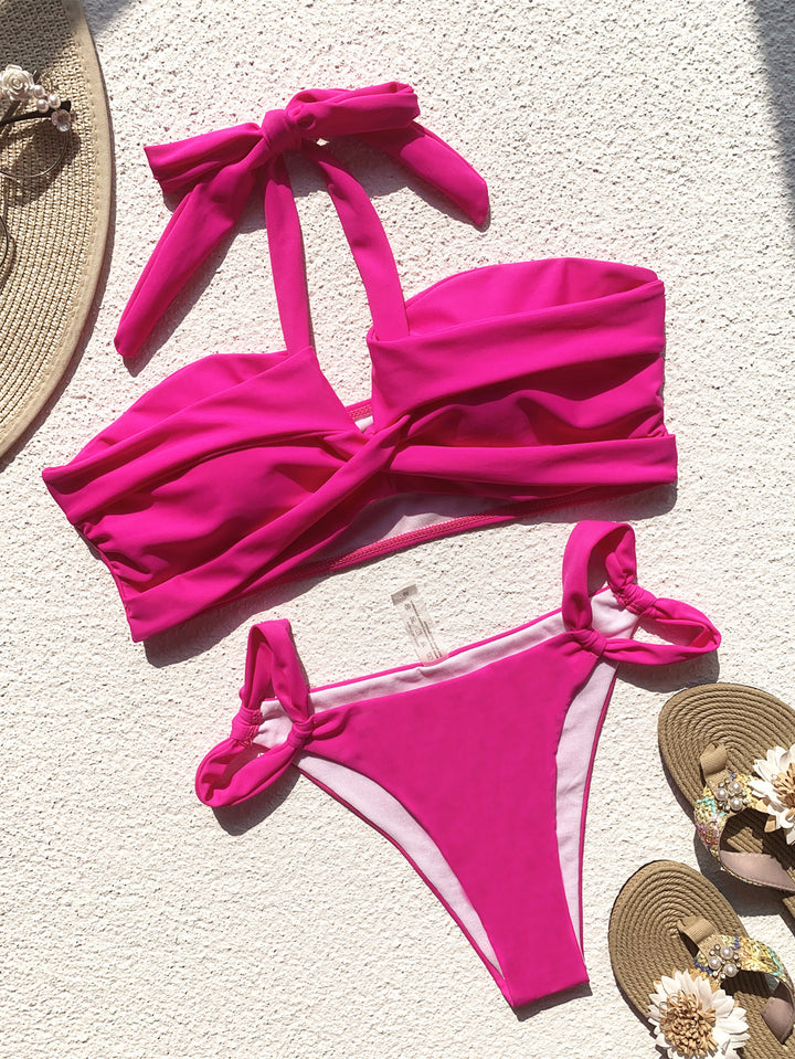 Damen Raffinierter Bikini mit innovativem Wickeldesign Drune