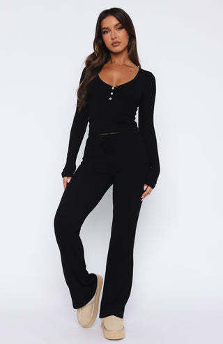 Damen Lässiges Lounge-Set mit feinem Material und knöpfbarem Oberteil Drune