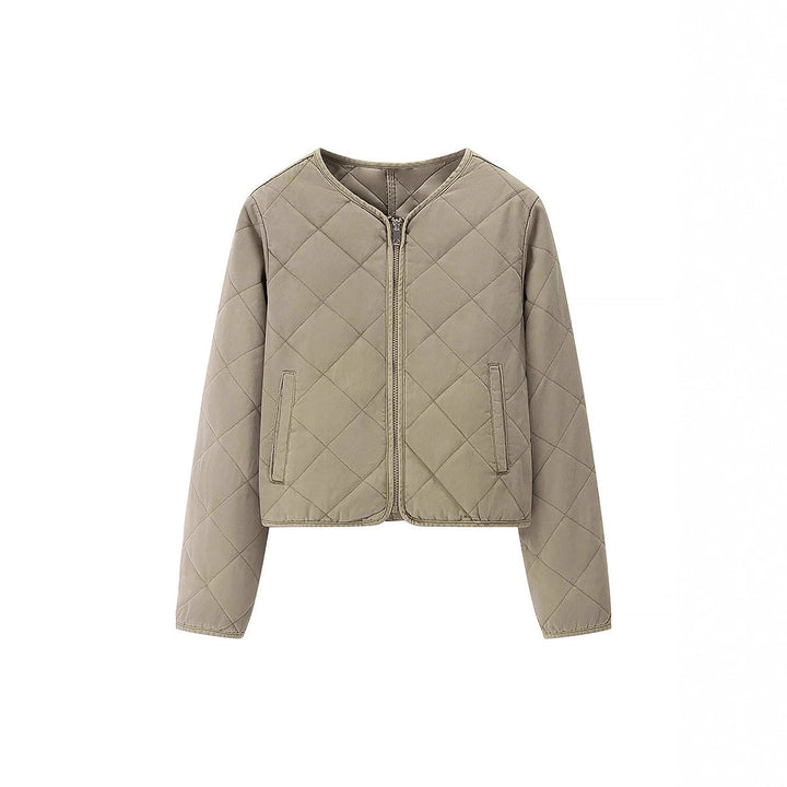 Damen gesteppte Übergangsjacke mit praktischen Taschen und elegantem Stehkragen Drune