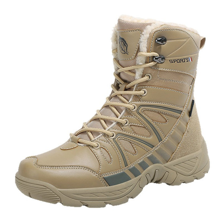 Damen Wasserdichte Winter-Trekkingstiefel mit isolierendem Futter und rutschfester Sohle Drune