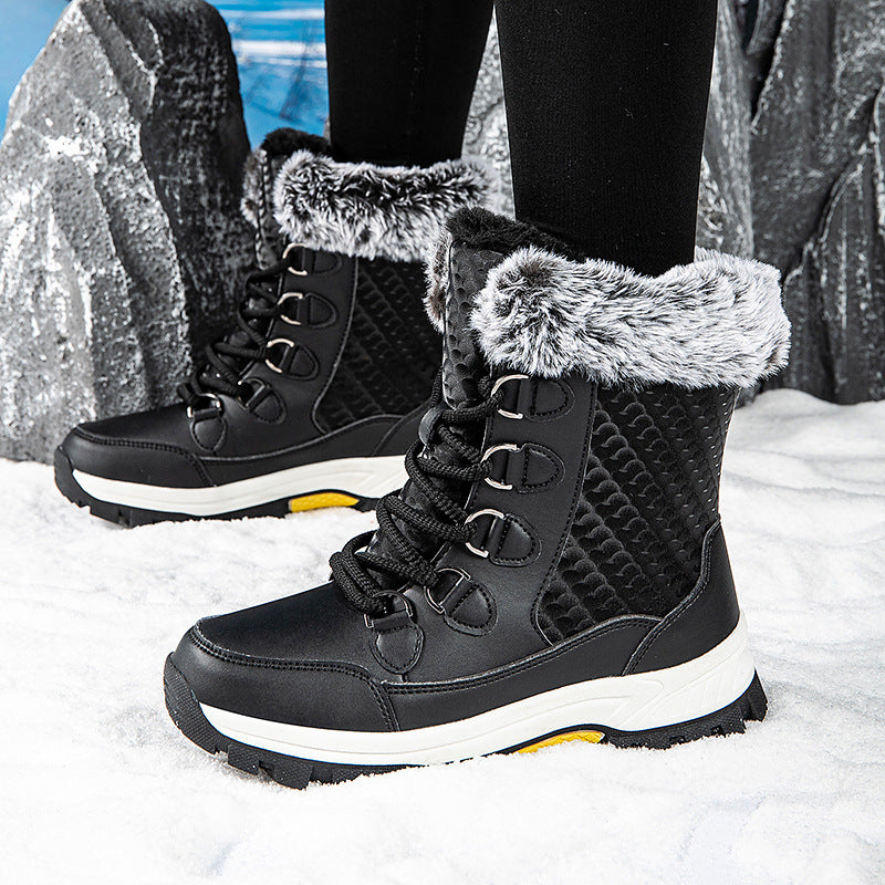 Damen Thermo-Winterstiefel mit rutschfester Sohle und isolierendem Futter Drune