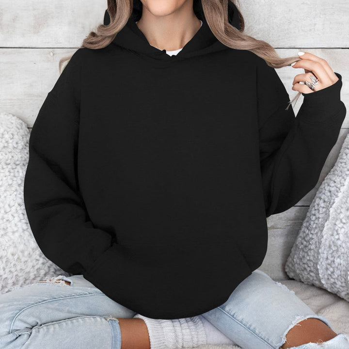 Damen bequemer Kapuzenpullover aus hochwertigem Material Drune
