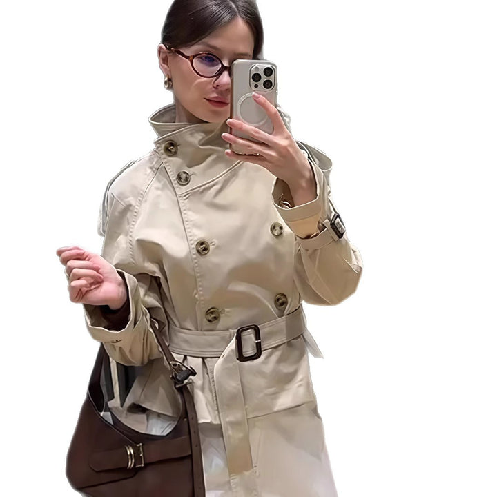 Damen Trenchcoat mit eleganten Details Drune