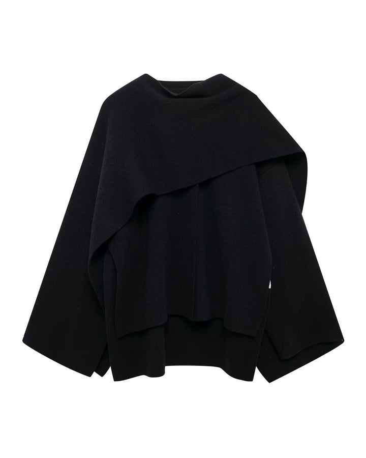 Drune | Schal Kurzer Strickmantel