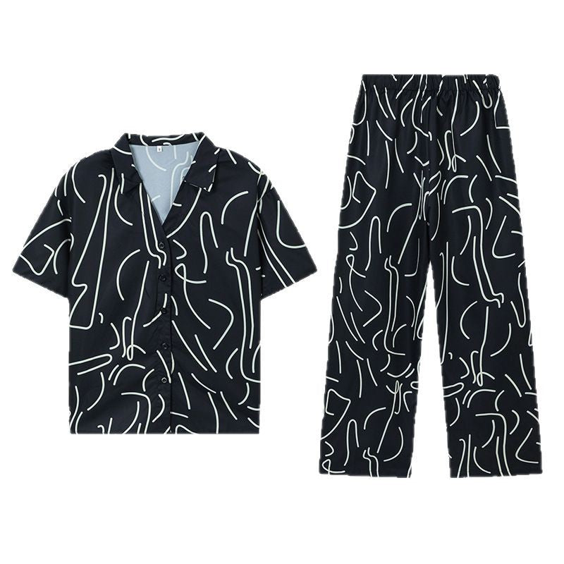 Damen Bequemer Jumpsuit mit modernem Grafikdesign Drune