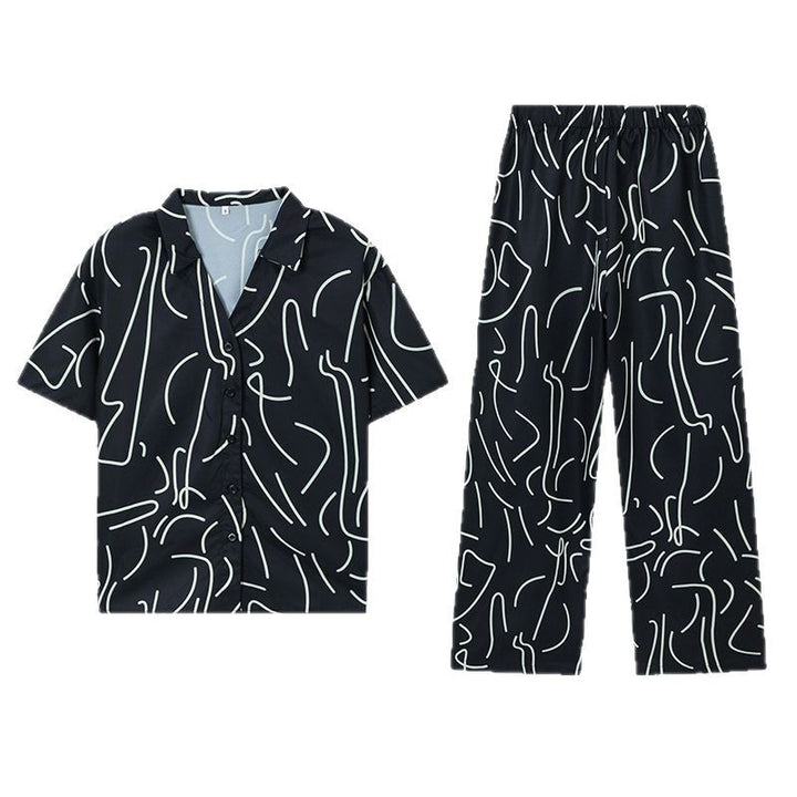 Damen Bequemer Jumpsuit mit modernem Grafikdesign Drune