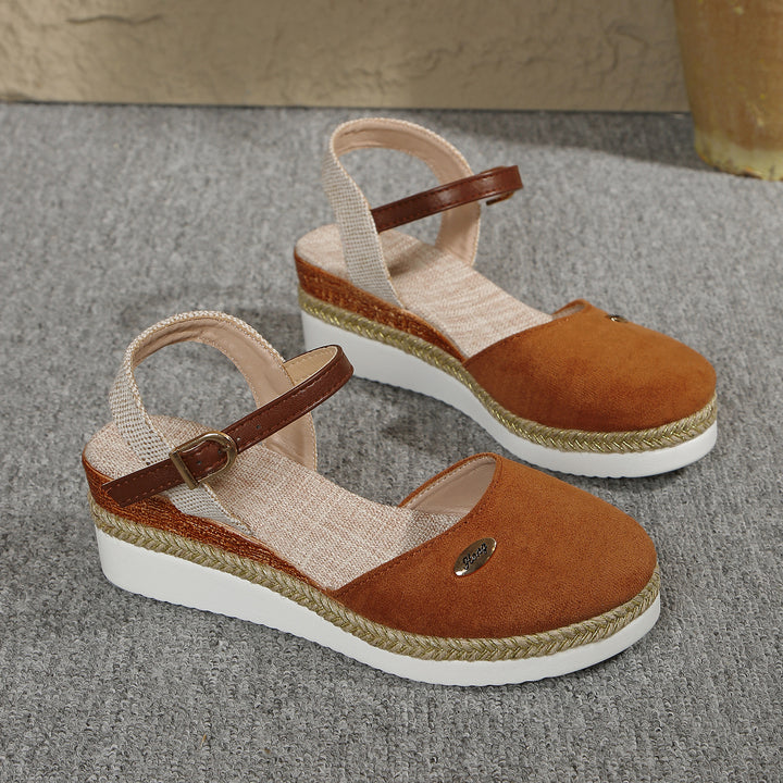Damen Espadrilles mit eleganter Schnalle Drune