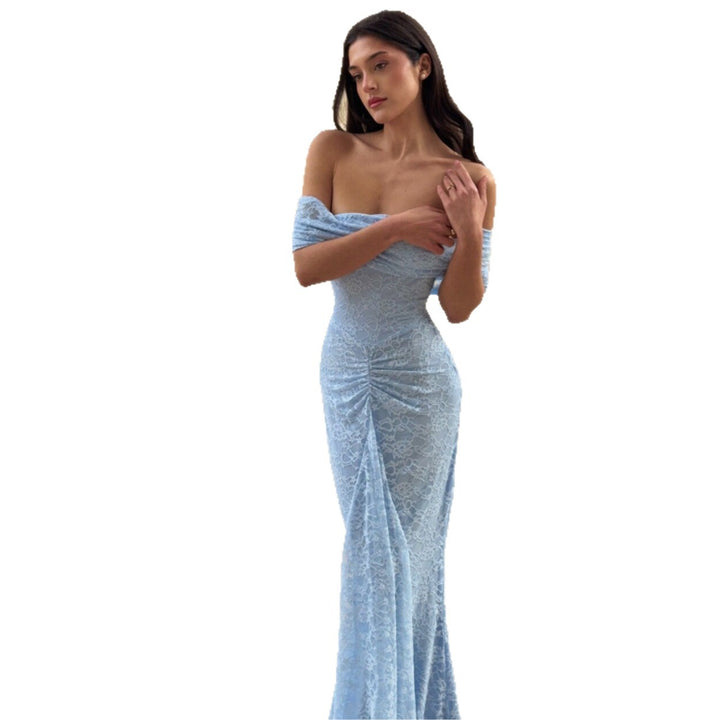 Damen Abendkleid mit elegantem Wickeldesign Drune