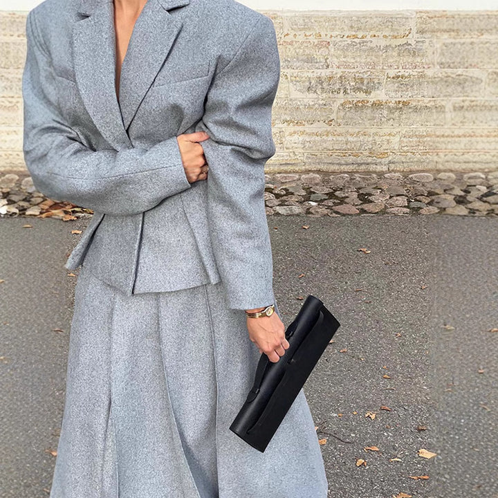 Damen Oversize Wollblazer im modernen Schnitt Drune