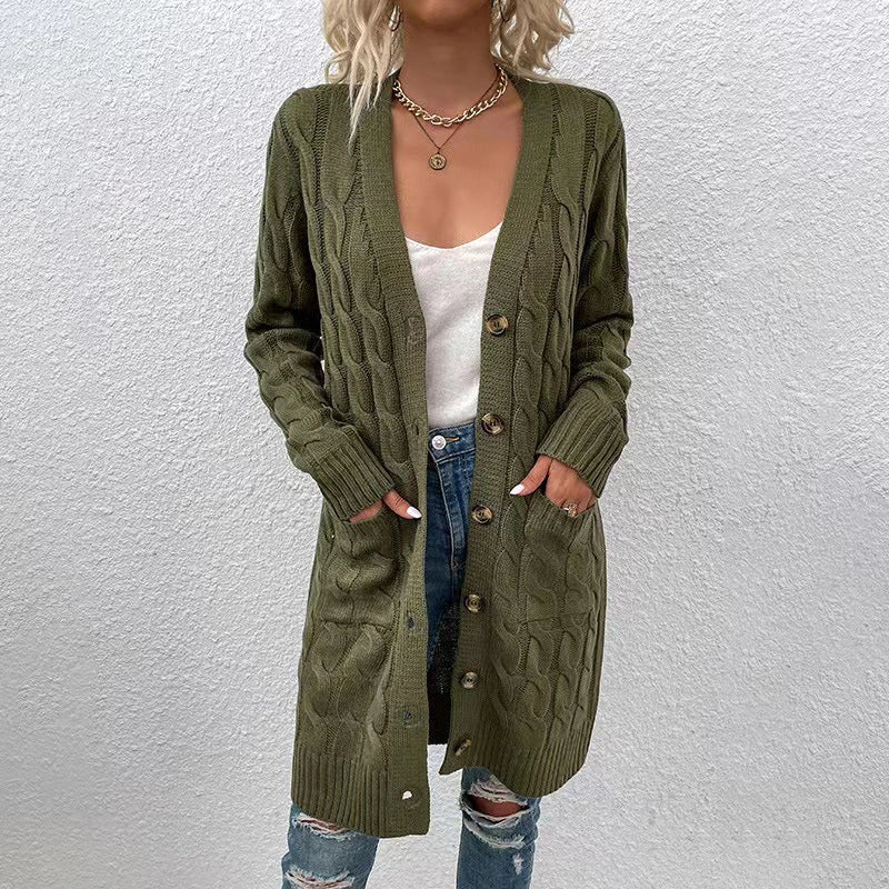 Drune | Klassische und Bequeme Allgemeine Strickjacke