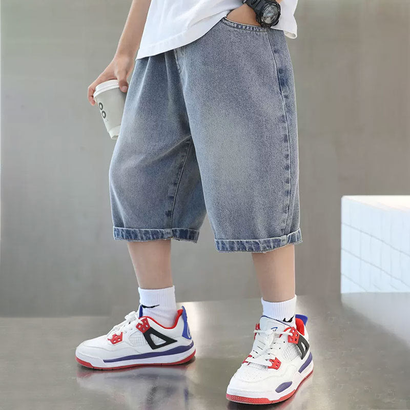 Jungen Basketball Shorts mit coolem Comic-Print Drune