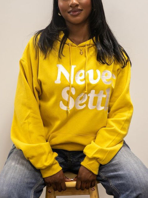 Damen Hoodie mit motivierendem Schriftzug Drune