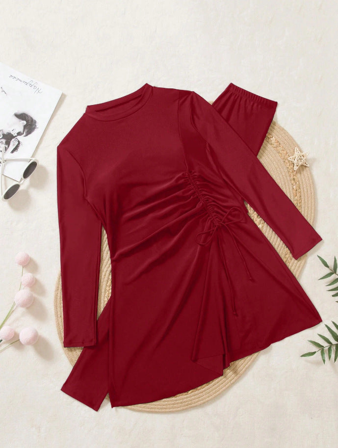 Damen Sportliches Strandoutfit mit modischem Wickel-Design Drune