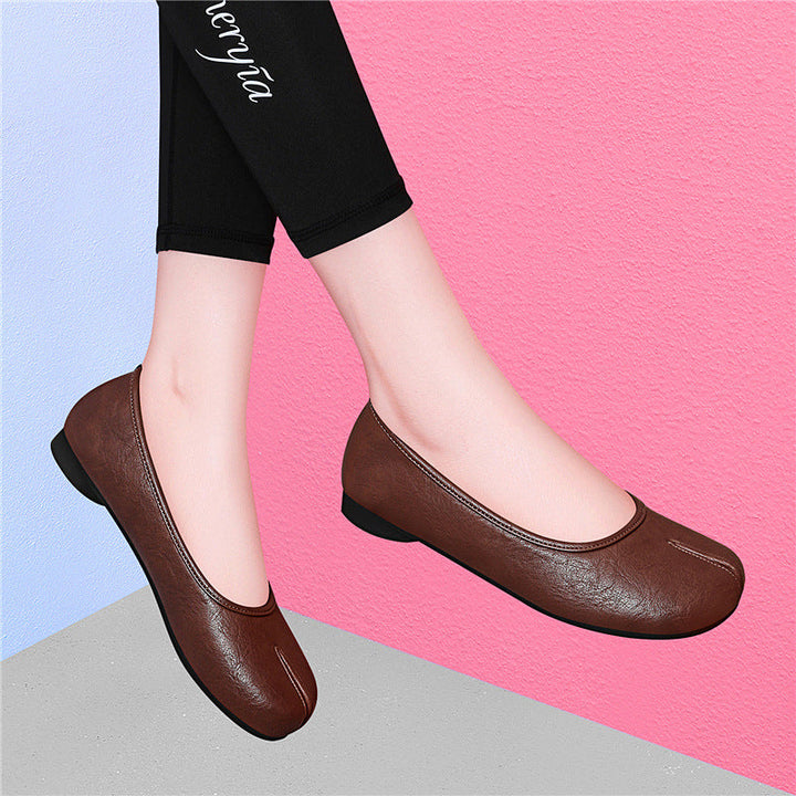 Damen Elegante und bequeme Ballerinas mit flexiblem Fußbett Drune