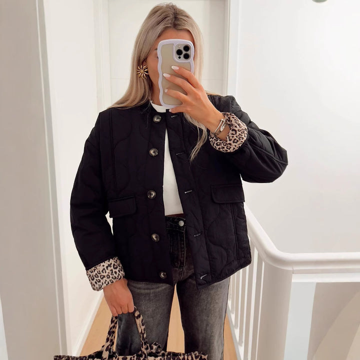 Damen gesteppte Winterjacke Drune