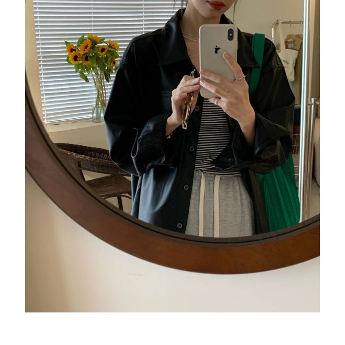 Damen Oberbekleidungsjacke im modischen Oversized-Stil mit praktischen Taschen Drune