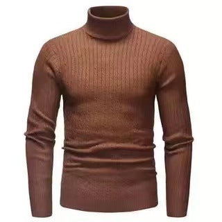 Herren Rollkragenpulli mit strukturiertem Zopfmuster Drune
