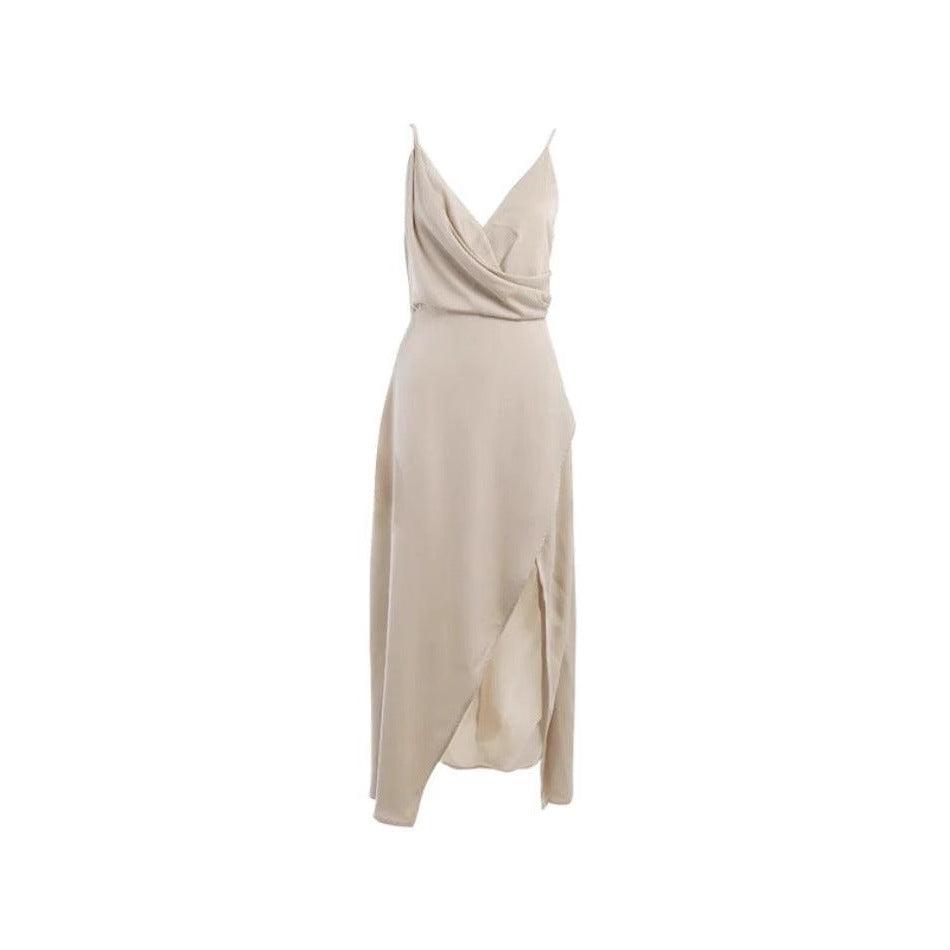 Damen Elegantes High-Slit Abendkleid Drune